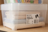Pack de 8 Cajas Organizadoras con Tapa 6L