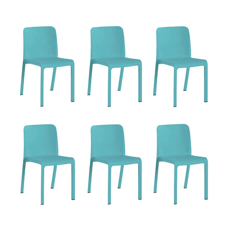 Pack de 6 Sillas Grana de Plástico Reciclado | Apilables, resistentes y cómodas