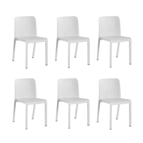 Pack de 6 Sillas Grana de Plástico Reciclado | Apilables, resistentes y cómodas