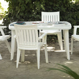 Mesa para exterior Tonelle | Hecha con polipropileno de alta calidad y medidas de 170cm x 100 cm