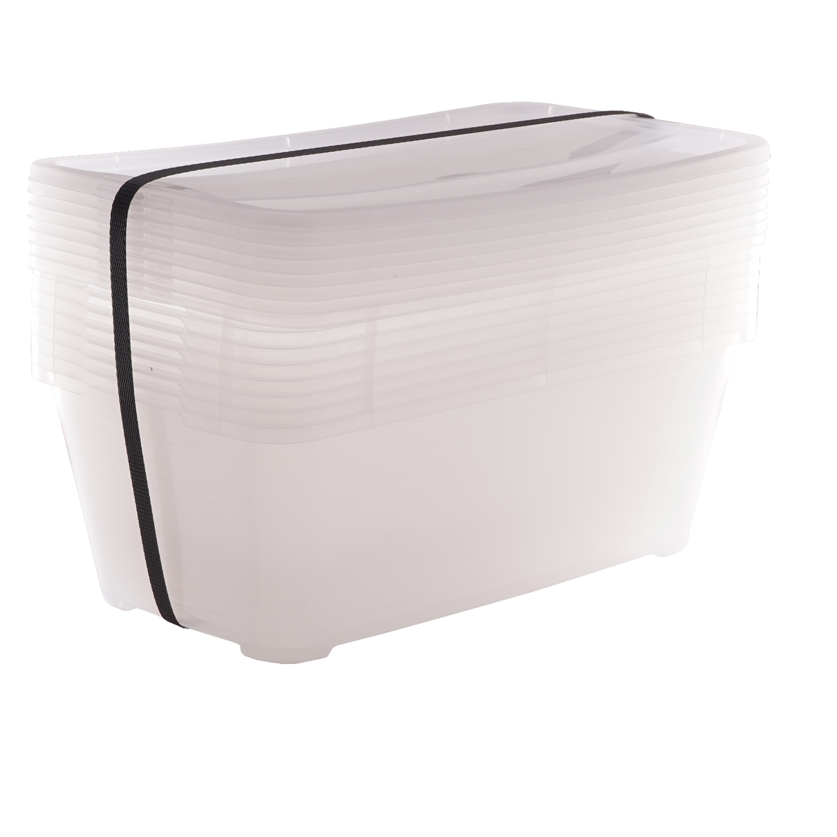 Pack de 8 Cajas Organizadoras con Tapa 6L