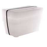 Pack de 8 Cajas Organizadoras con Tapa 6L