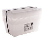 Pack de 8 Cajas Organizadoras con Tapa 6L