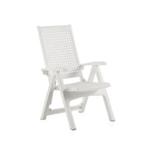 Metal Recliner Chair (Pack of 2) | Multi-Position and Ergonomic Design for the Garden