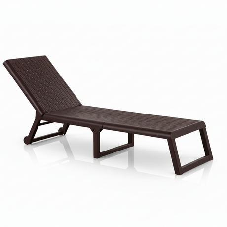 Dream Folding Lounger with Adjustable Backrest | Ideal for Garden and Pool