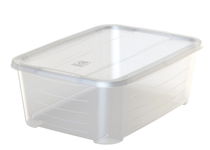 Pack de 5 Cajas de Almacenamiento Multiusos con Tapa 6L
