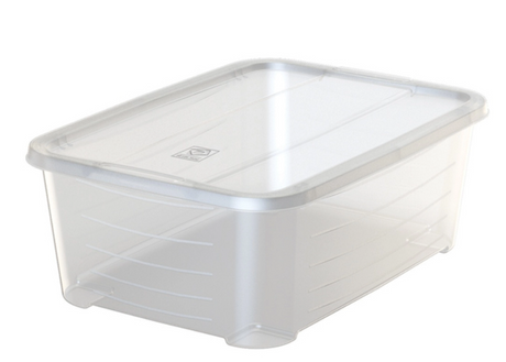 Pack de 5 Cajas de Almacenamiento Multiusos con Tapa 6L