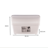 Pack de 8 Cajas Organizadoras con Tapa 6L