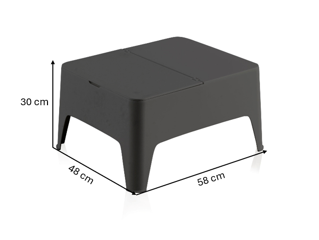 Alaska Side Table Made of Sustainable Plastic | Practical and Eco-Friendly