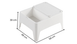 Recycled Plastic Garden Furniture Set - Costa Blanco | Outdoor Chair and Table