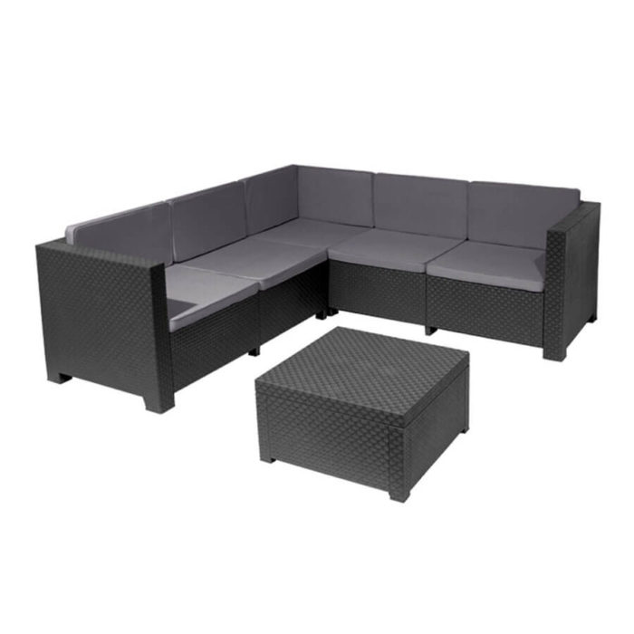 Oasis Injection-Moulded Plastic Garden Furniture Set | Modern and Durable Design