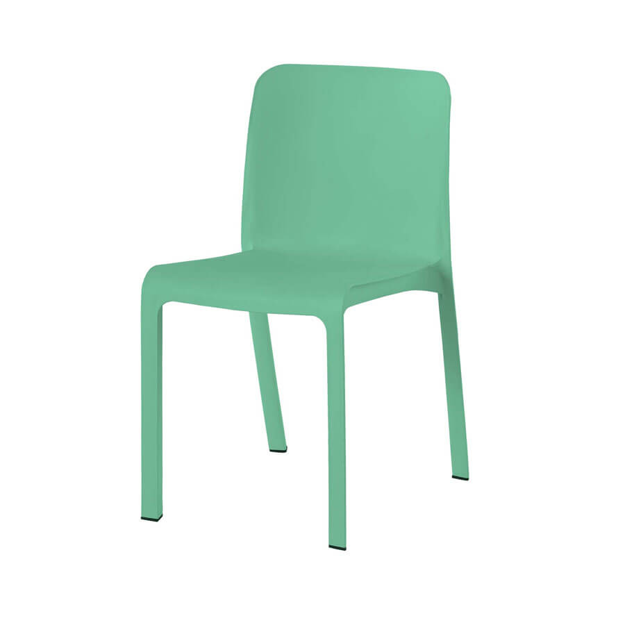 Pack de 6 Sillas Grana de Plástico Reciclado | Durabilidad y Comodidad