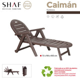 Tumbona Caimán Ajustable | Diseño Ergonómico y Resistente al Agua
