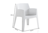 Recycled Plastic Garden Furniture Set - Costa Blanco | Outdoor Chair and Table