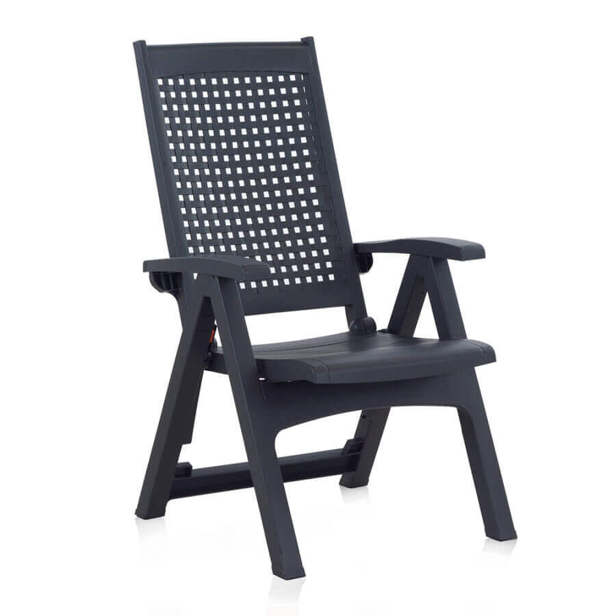 Metal Recliner Chair (Pack of 2) | Multi-Position and Ergonomic Design for the Garden