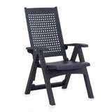 Metal Recliner Chair (Pack of 2) | Multi-Position and Ergonomic Design for the Garden