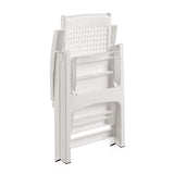 Metal Recliner Chair (Pack of 2) | Multi-Position and Ergonomic Design for the Garden
